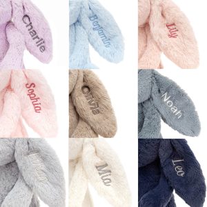 Personalised Bashful Tulip Bunny Medium