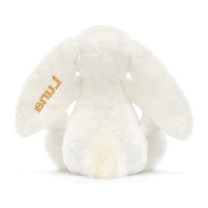 Personalised Bashful Luxe Bunny Luna Medium
