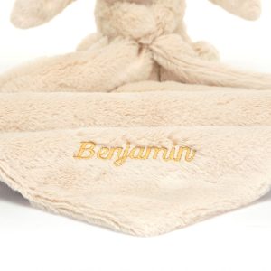 Personalised Bashful Luxe Bunny Willow Soother