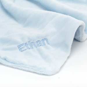 Personalised Bashful Bunny Blue Soother